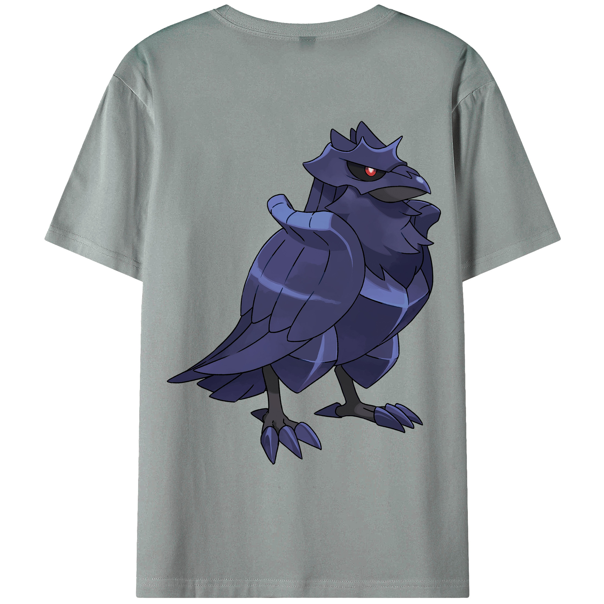 （画像用） ポケットモンスター Pokémon 綿100％ メンズ半袖Tシャツ（バックプリント） 通気性